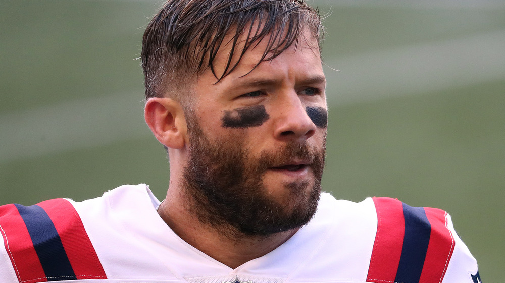 Julian Edelman wearing uniform