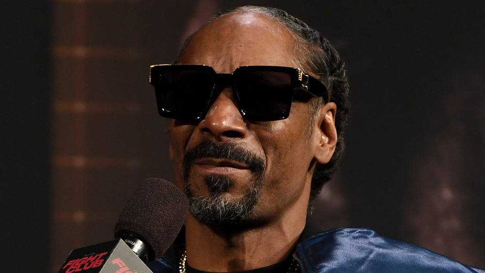 Snoop Dogg wearing sunglasses 