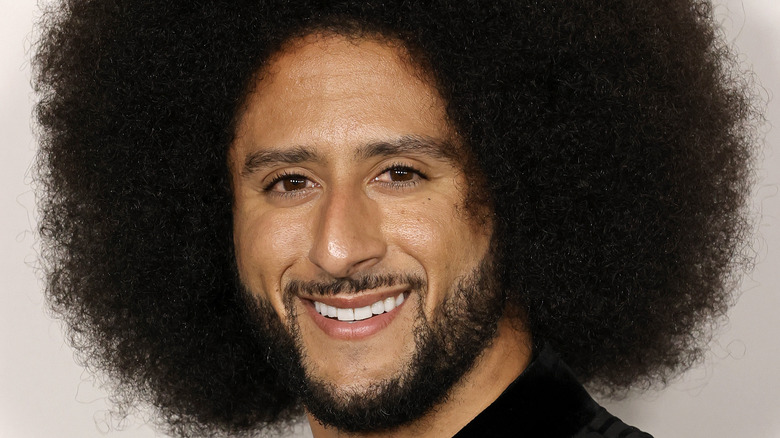 Colin Kaepernick smiling