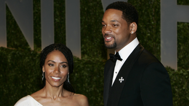 Jada Pinkett Smith and Will Smith smiling