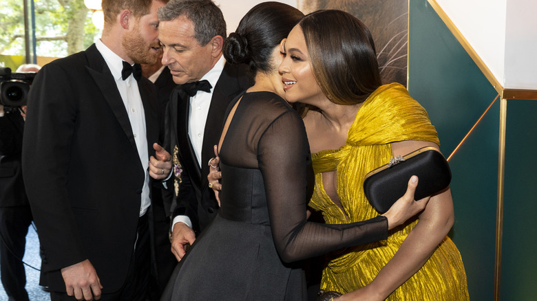 Meghan Markle, Beyonce hugging