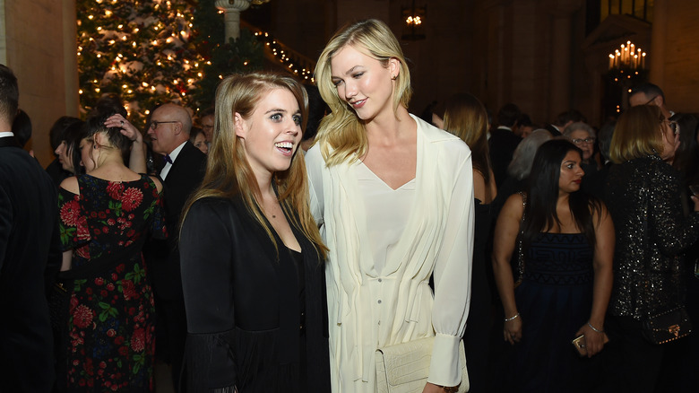 Karlie Kloss, Princess Beatrice speaking