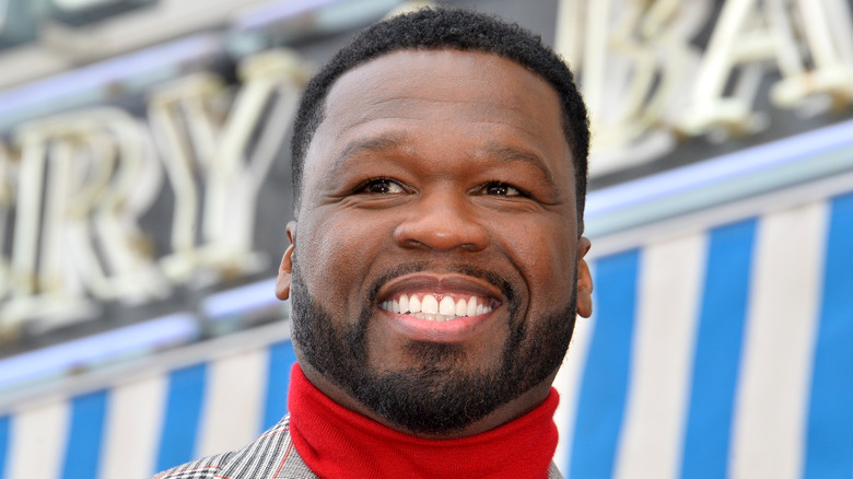 50 Cent grinning