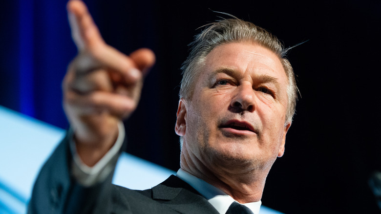 Alec Baldwin pointing