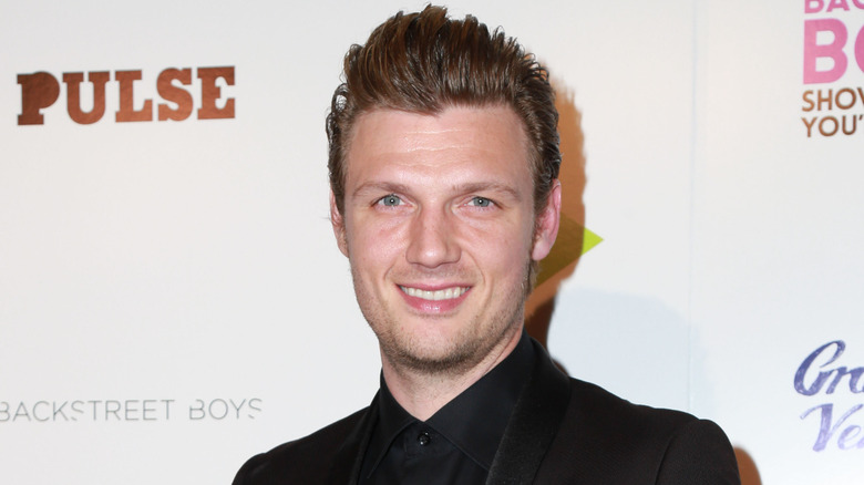 Nick Carter smiling