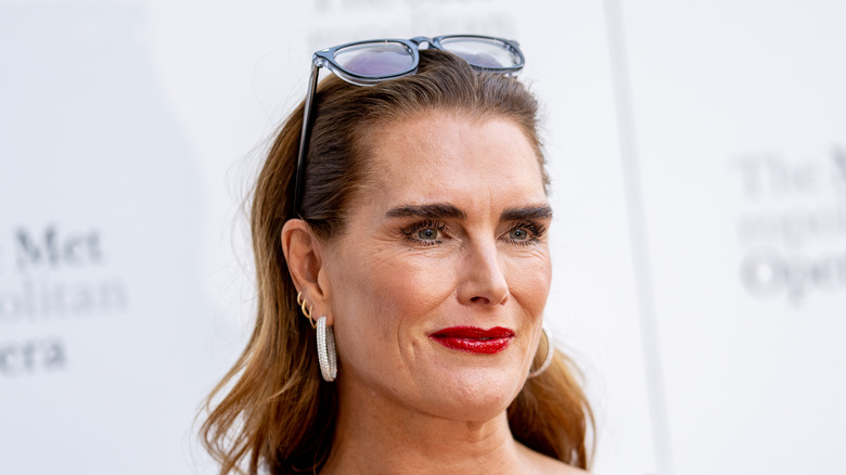 Brooke Shields smiling