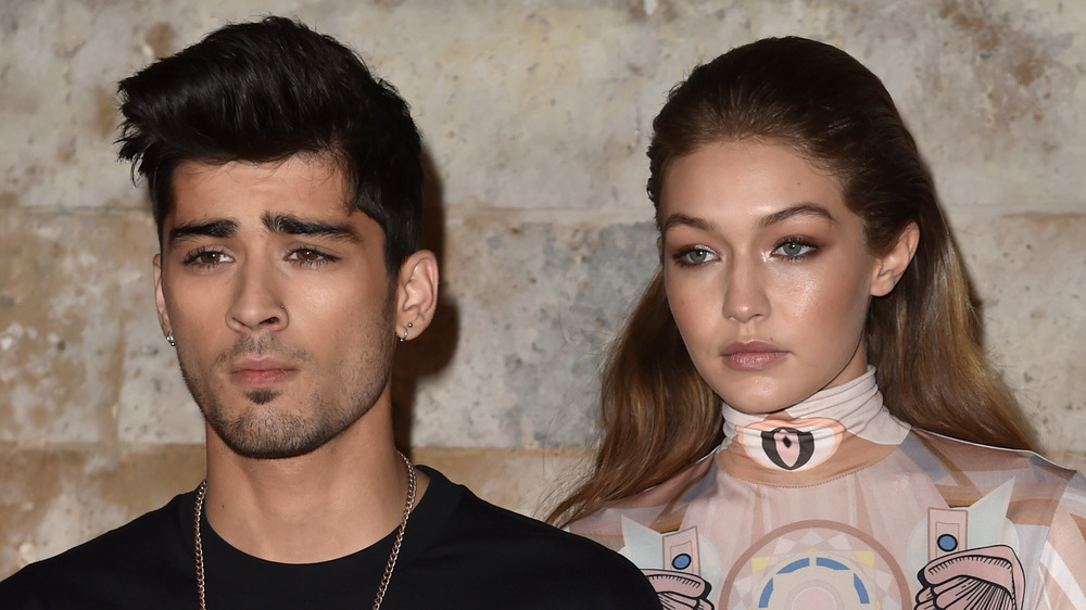 Zayn Malik and Gigi Hadid at Paris Fashion Week in 2016