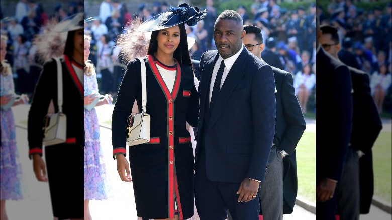 Sabrina Dhowre Elba with Idris Elba