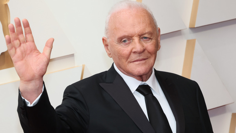 Anthony Hopkins on red carpet