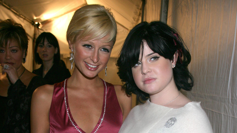 Paris Hilton and Kelly Osbourne posing together