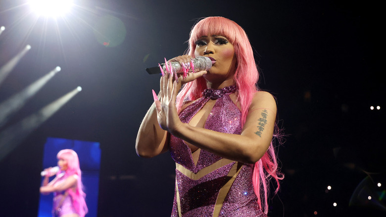 Nicki Minaj performing