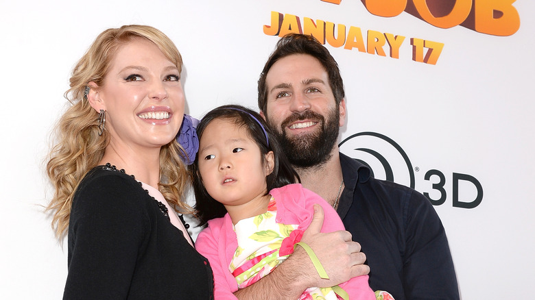 Katherine Heigl with her family