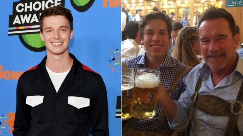 Patrick Schwarzenegger, Joseph Baena, Arnold Schwarzenegger