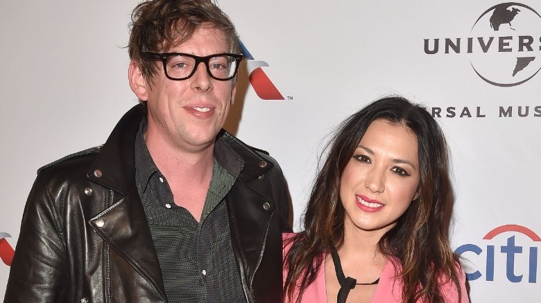 Michelle Branch and Patrick Carney at an event