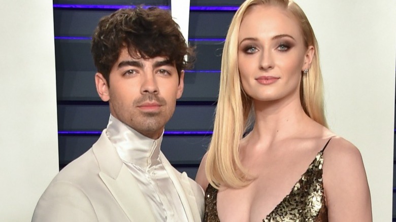 Sophie Turner and Joe Jonas at an event