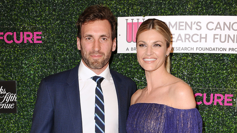 Jarret Stoll and Erin Andrews smiling