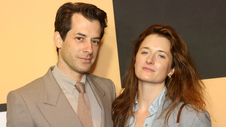 Mark Ronson and Grace Gummer posing