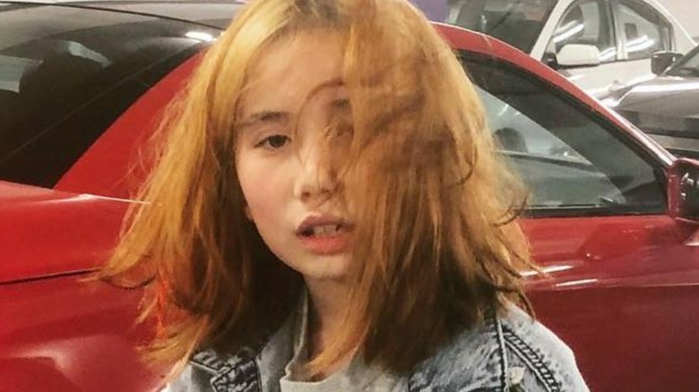 Lil Tay red hair