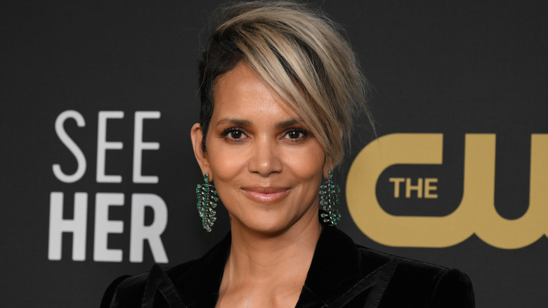 Halle Berry smiling