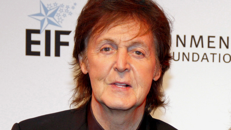 Paul McCartney on the red carpet