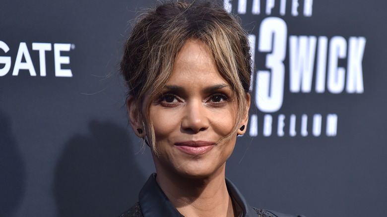 Halle Berry smiling