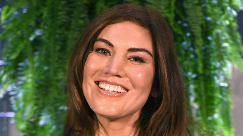 Hope Solo smiling