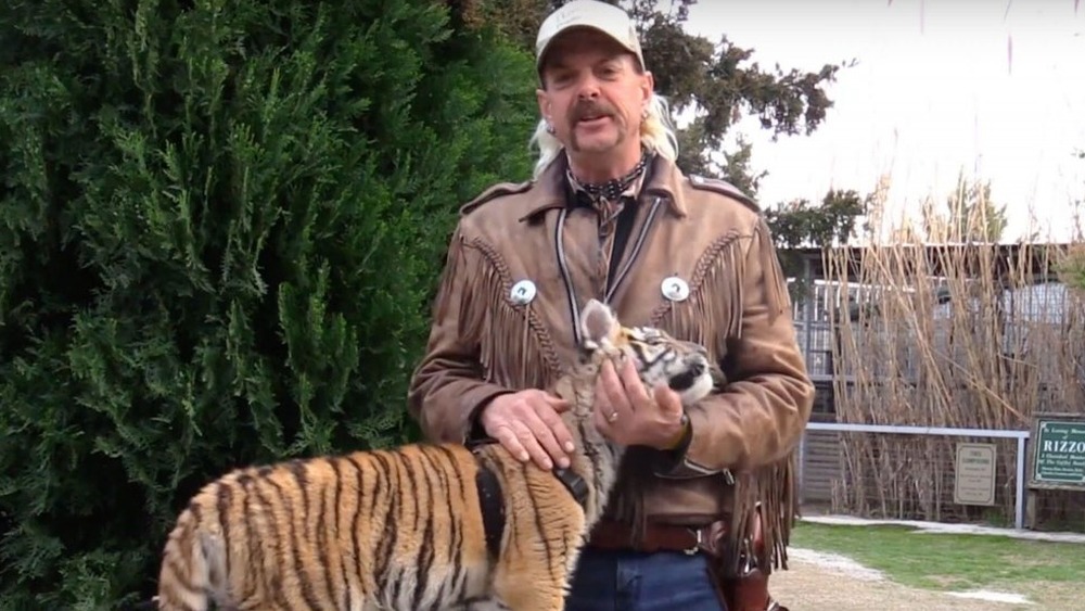 Joe Exotic in a screenshot from Tiger King 