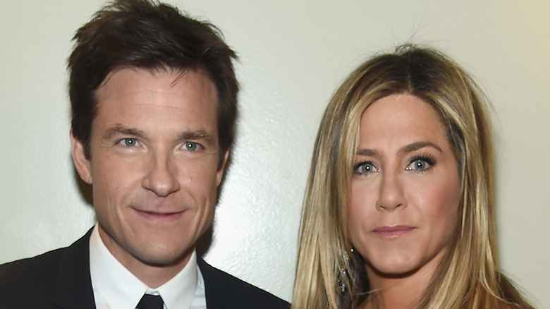 Jason Bateman and Jennifer Aniston at an event