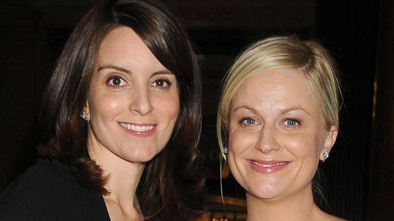 Tina Fey and Amy Poehler at an event