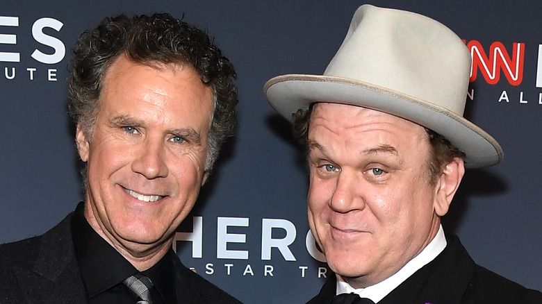 Will Ferrell and John C. Reilly at an event