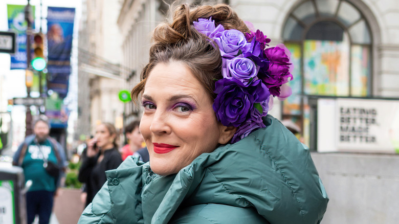 Drew Barrymore smiling