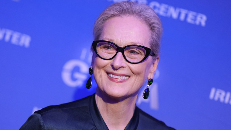 Meryl Streep smiling at a gala in New York City in 2024