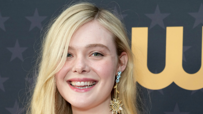 Elle Fanning smiling