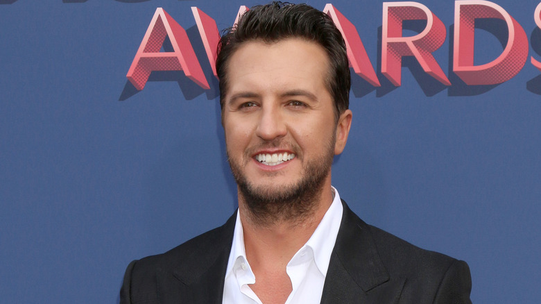 Luke Bryan smiling