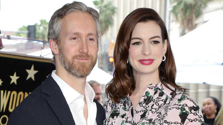 Anne Hathaway and Adam Shulman