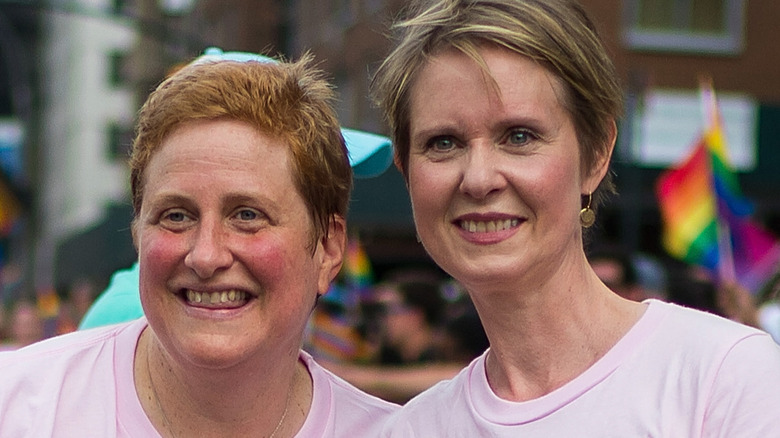 Christine Marinoni and Cynthia Nixon