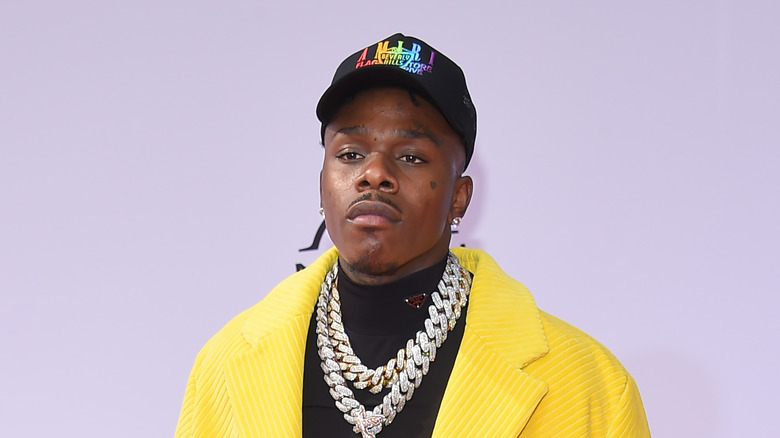 DaBaby in yellow jacket