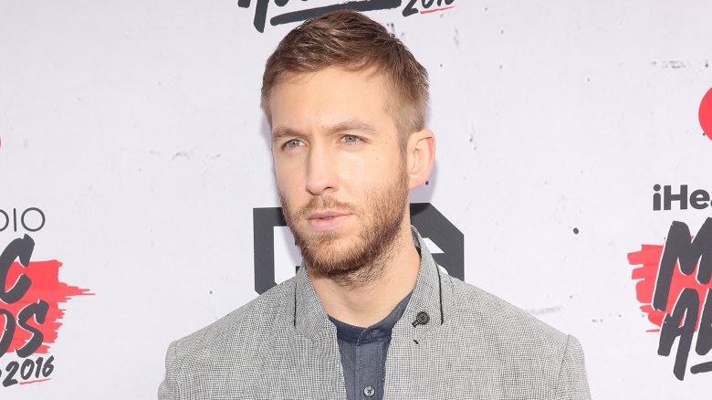 Calvin Harris giving Blue Steel