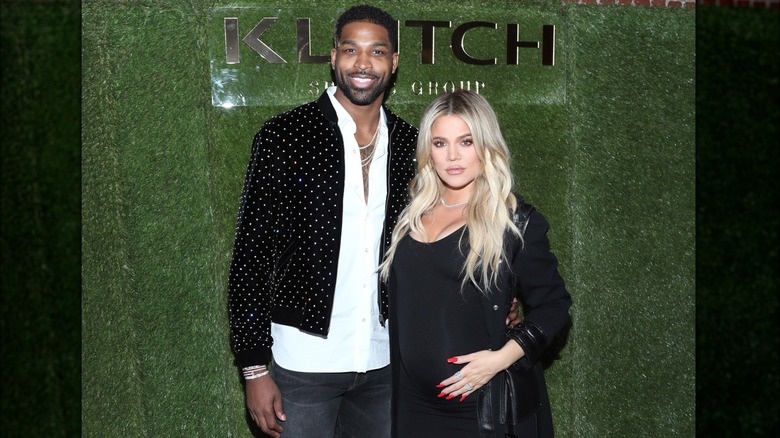 Tristan Thompson and pregnant Khloé Kardashian