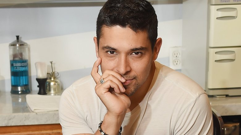 Wilmer Valderrama smirking