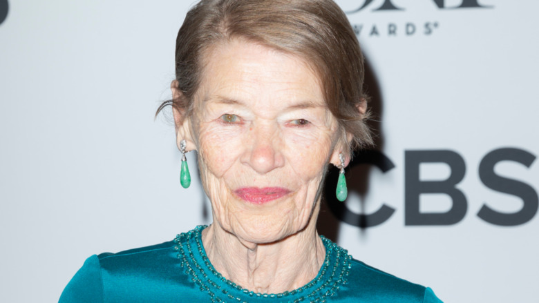 Glenda Jackson blue dress