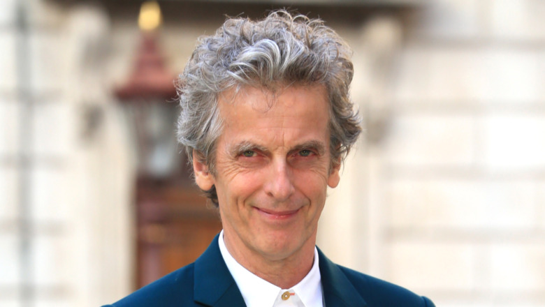 Peter Capaldi grinning