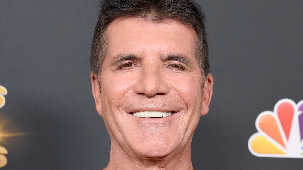 Simon Cowell smiling