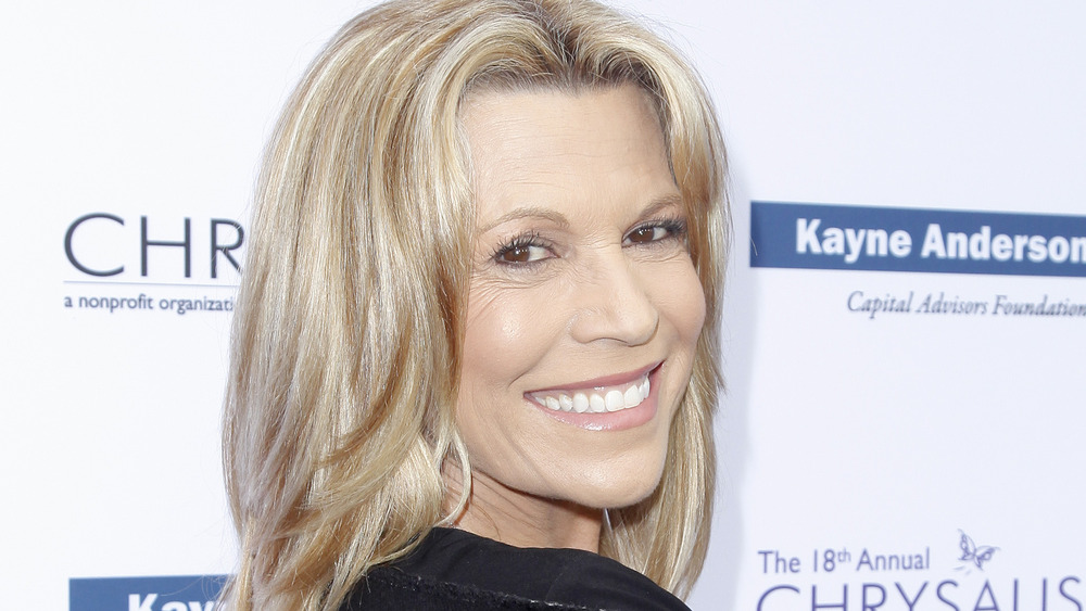 Vanna White posing and smiling