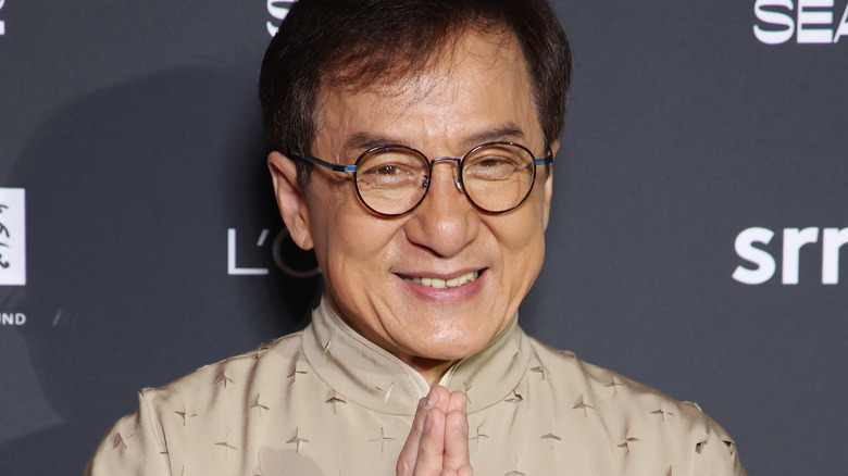 Jackie Chan smiling