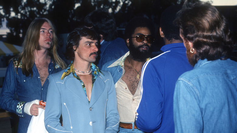 The Allman Brothers Band in blue 