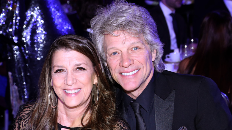 Dorothea Bongiovi and Jon Bon Jovi at an event