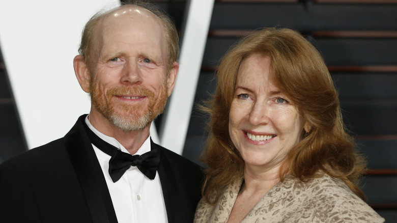 Ron Howard and Cheryl Howard at an event