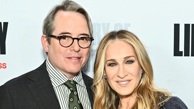 Matthew Broderick and Sarah Jessica Parker at an event