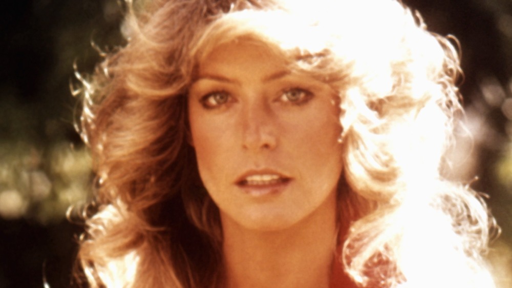 Farrah Fawcett in a portrait